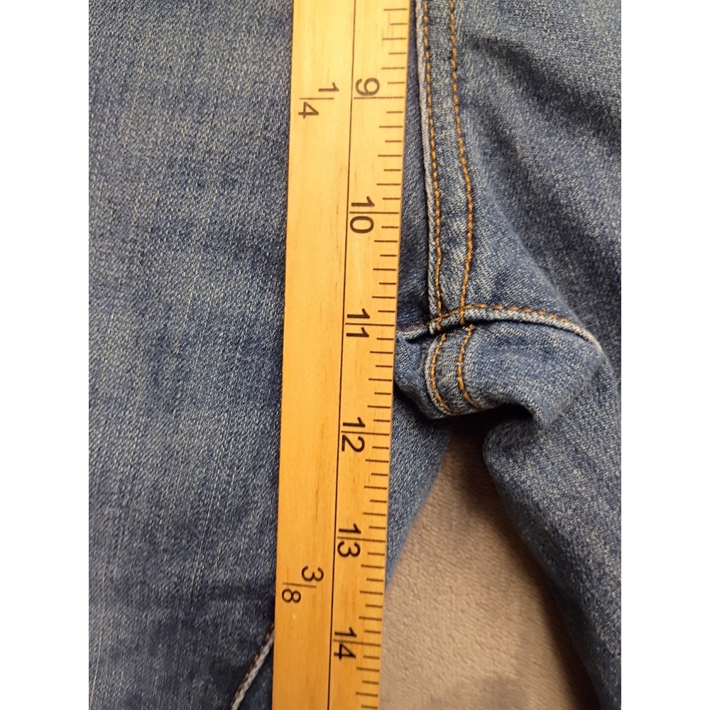 St. John's Bay Bootcut Jeans Womens 12 Short Blue Mid Rise Stretch Denim 1685 - Picture 4 of 9